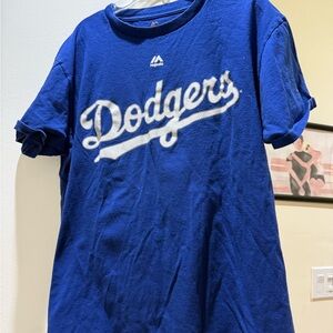 Los Angeles Dodgers Majestic Athletic 2015 Men’s Brian Wilson Jersey t-shirt, M